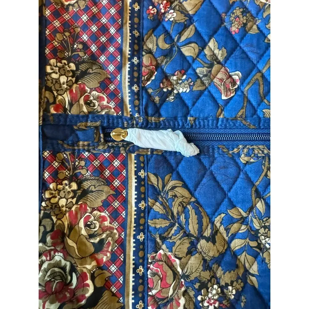 NWOT Vintage Americana by Sharif Quilted Floral Garment Bag Travel Suiter 1980s